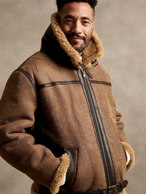 dolce gabbana down jacket men brown shearling|Denim and shearling jacket in Multicolor for Men.